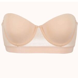 Lively the smooth strapless bra in almond 34B